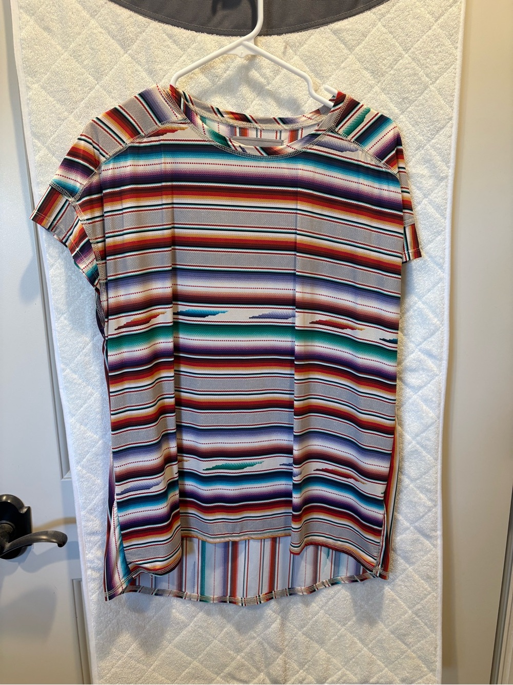 Double D Ranch Multicolor Striped Short Sleeve Tee